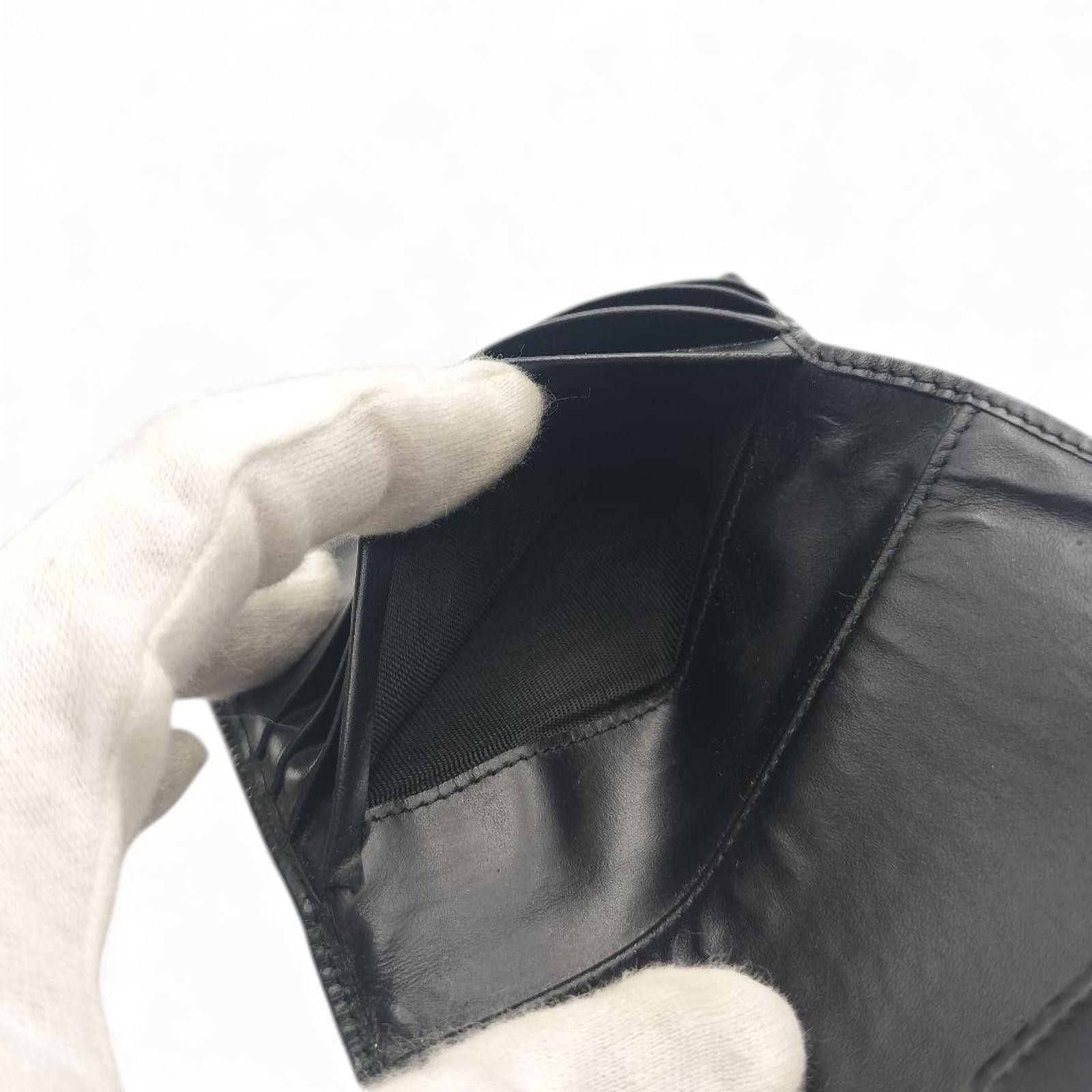 Prada Prada - Black Leather Wallet Size ONE SIZE - 8 Thumbnail