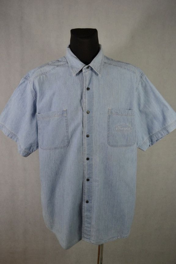 Vintage × Wrangler Vintage Wrangler Wester Embroidered Denim Shirt XXL Size US XXL / EU 58 / 5 - 1 Thumbnail