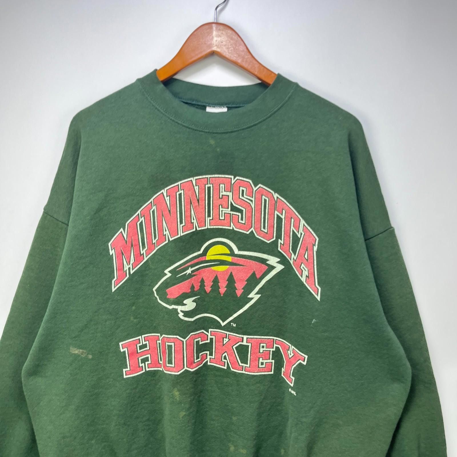 Logo 7 Vintage 90s Minnesota Wild Hockey Logo 7 Sweatshirt 2XL Size ONE SIZE - 2 Thumbnail