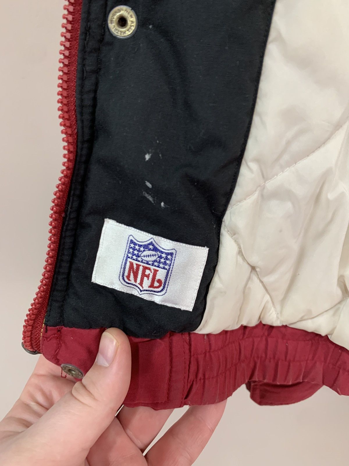 Apex Washington Redskins Apex One Bomber Jacket 90x Vintage NFL Size US XL / EU 56 / 4 - 21 Thumbnail
