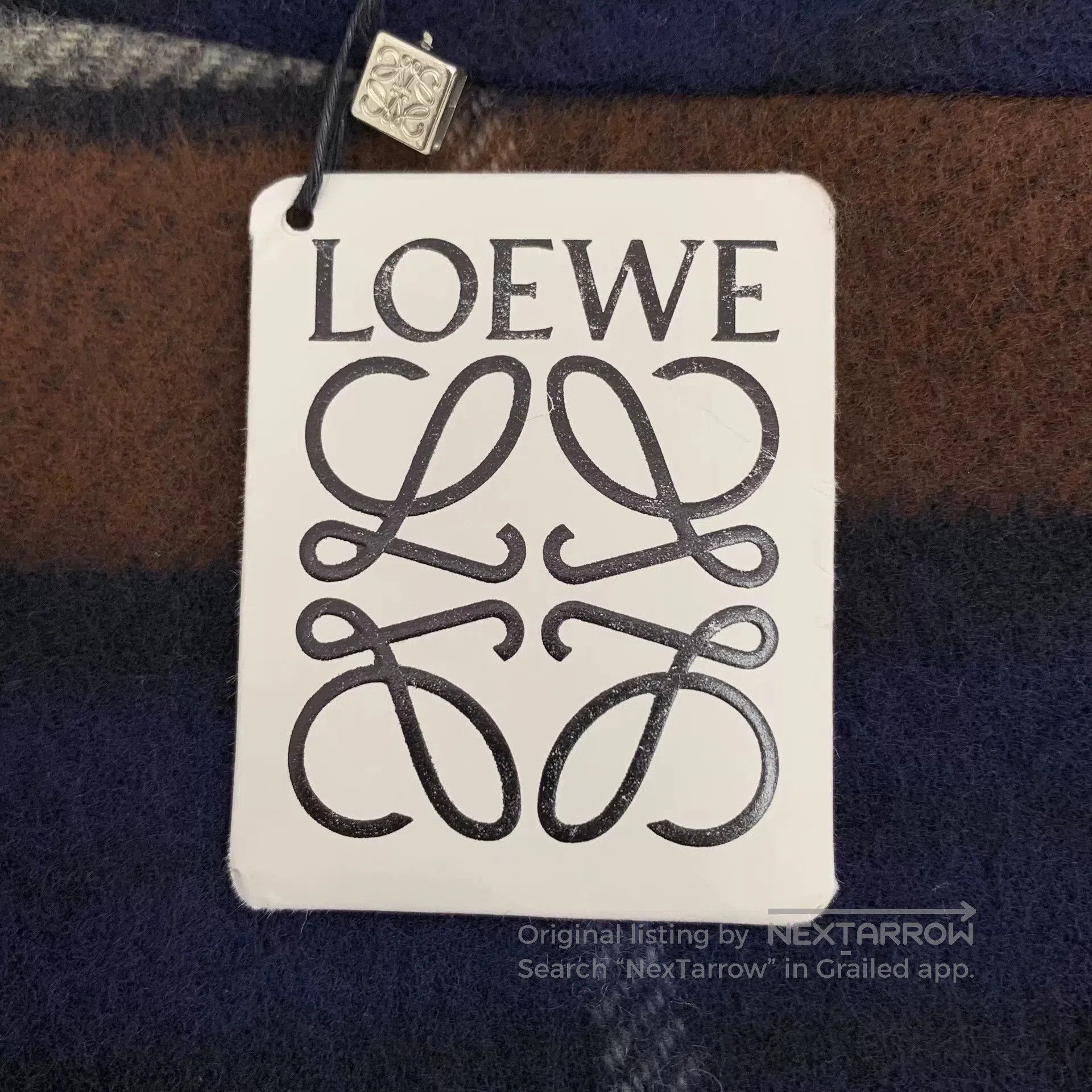 Loewe Loewe Color-Block Fringe Cotton Belted Trench. Size XS / US 0-2 / IT 36-38 - 8 Thumbnail