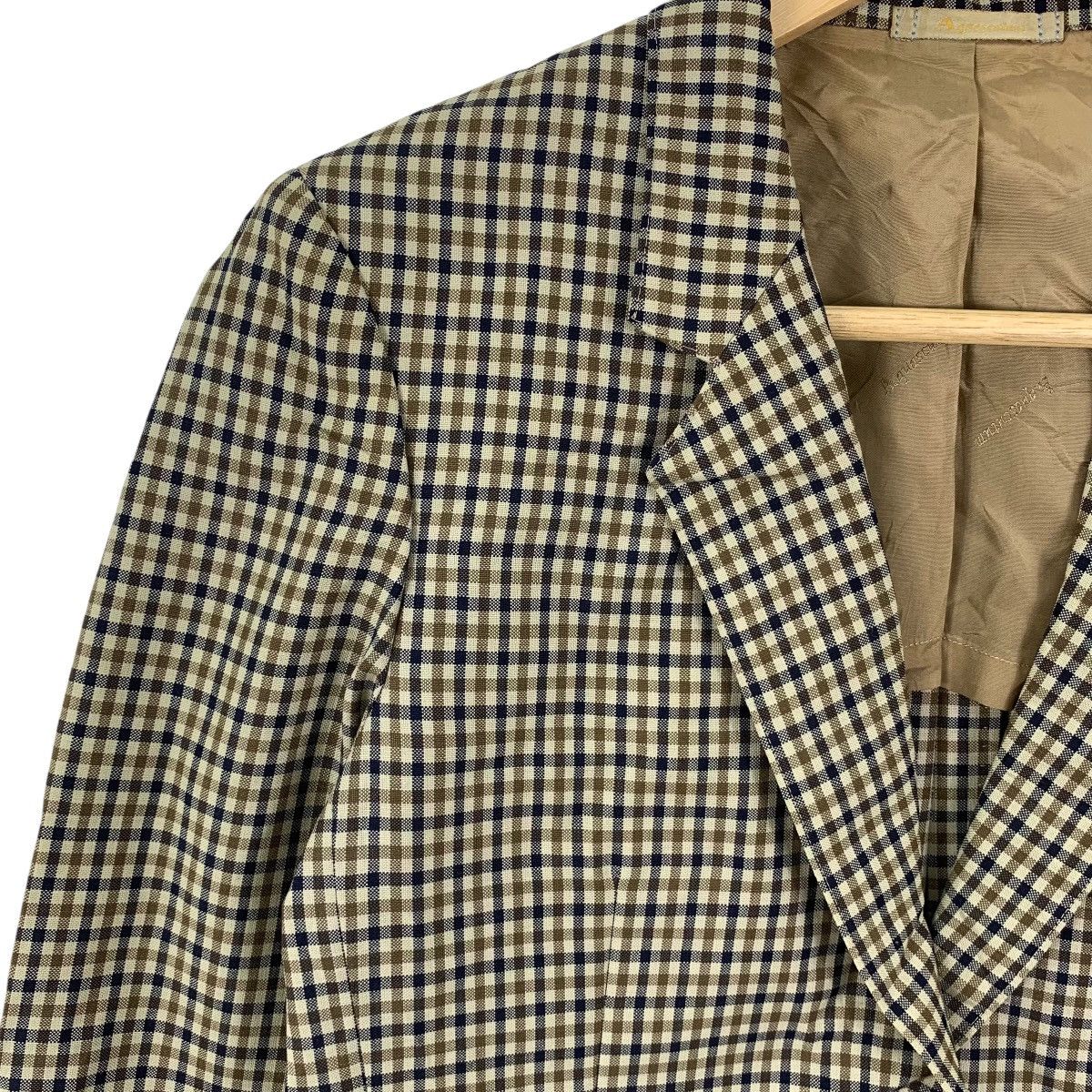 Aquascutum Vintage AQUASCUTUM LONDON Nova Checks Pattern Blazer Jacket Size S / US 4 / IT 40 - 9 Thumbnail
