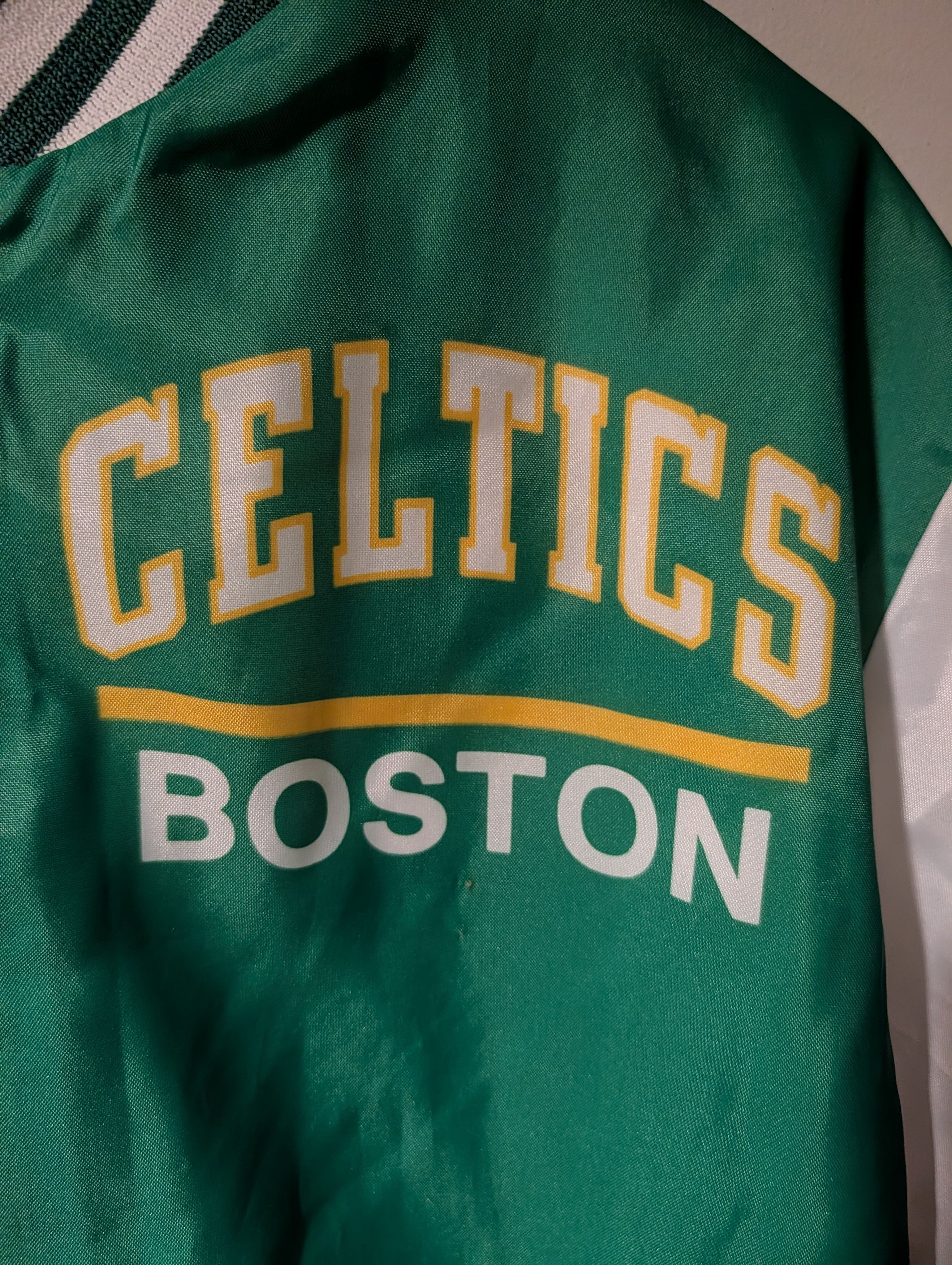 Chalk Line Vtg Boston Celtics Chalk Line Satin Jacket Made in USA NBA Size US M / EU 48-50 / 2 - 9 Thumbnail