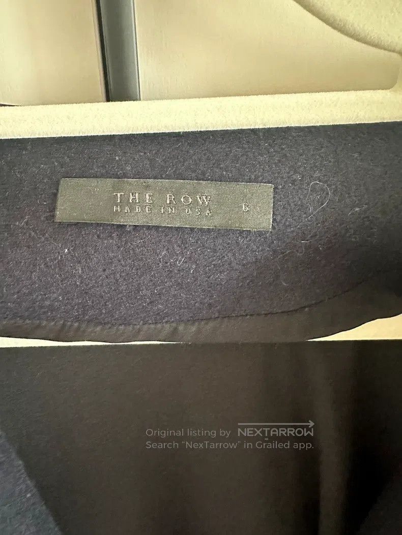 The Row The Row size 6 Wool short dark blue coat Size L / US 10 / IT 46 - 2 Thumbnail