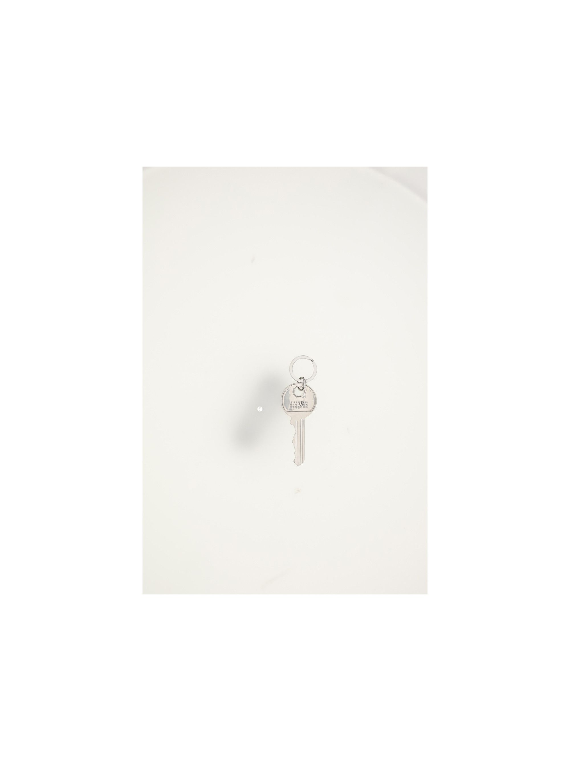 MM6 key-shaped Keyring Size ONE SIZE - 1 Thumbnail