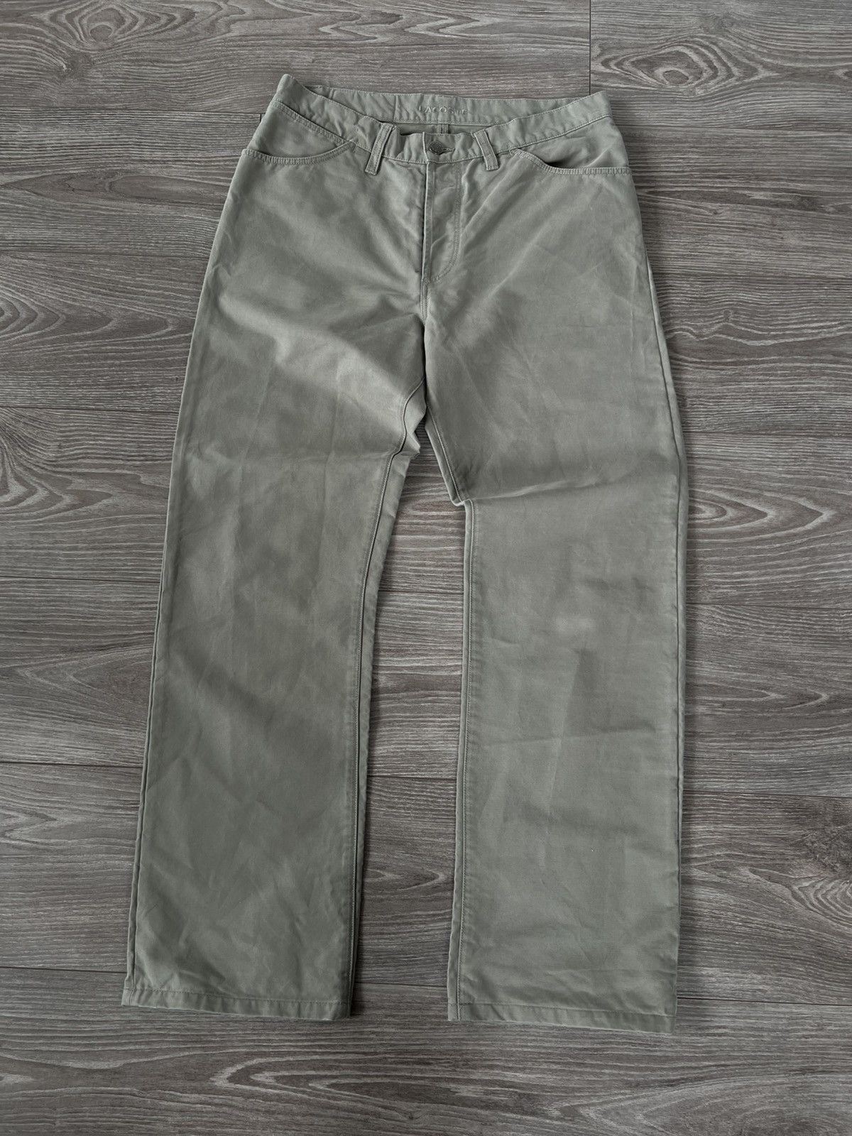 Lacoste Vintage Y2k Casual Lacoste Cotton Chinos Pants Size US 32 / EU 48 - 6 Thumbnail