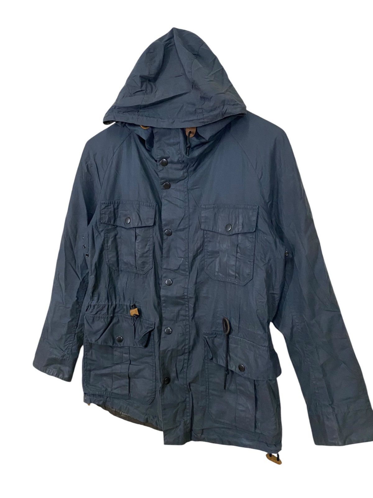 Barbour × Designer × Margaret Howell Barbour for mangaret howell parka black wax jacket Size US M / EU 48-50 / 2 - 3 Thumbnail