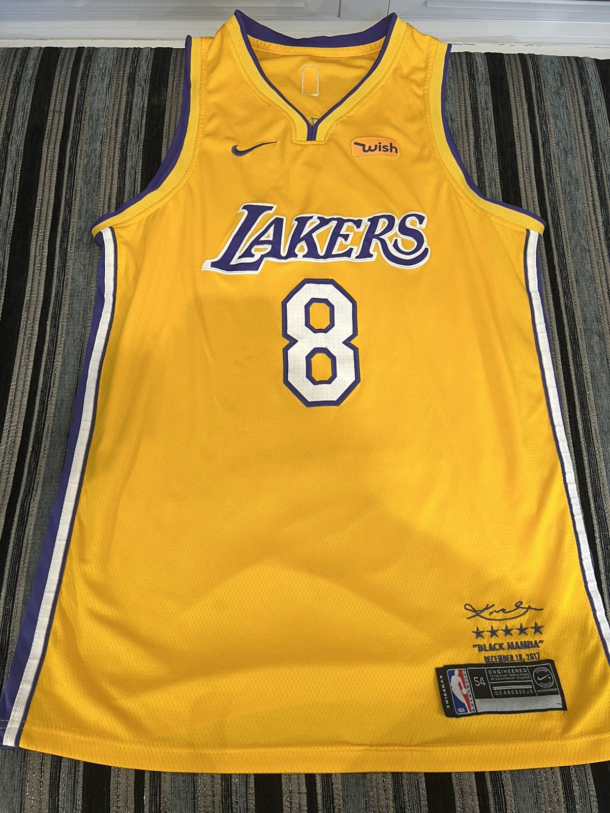 Vintage Kobe Bryant tribute jersey Size US XXL / EU 58 / 5 - 1 Thumbnail