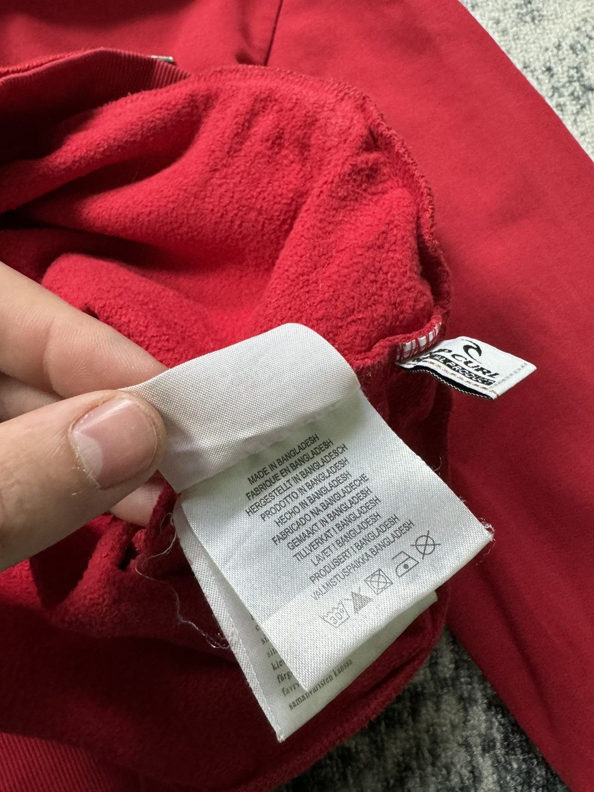 Rip Curl Vintage Rip Curl Hoodie Red LIVE THE SEARCH Y2K Skate 90s Size US M / EU 48-50 / 2 - 7 Thumbnail