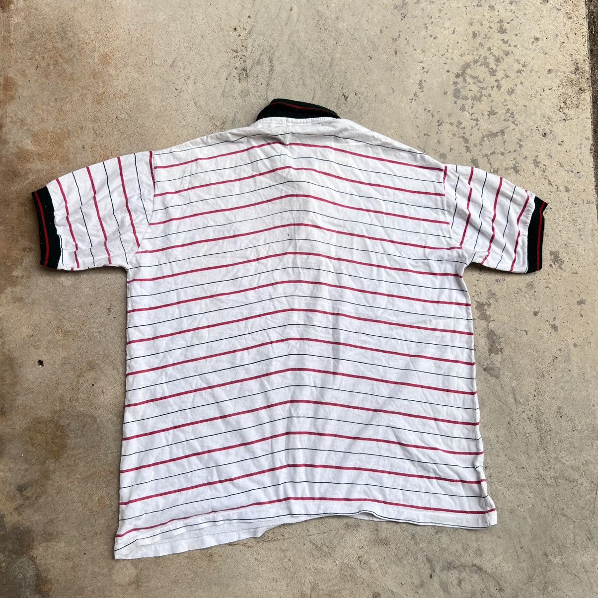 Gucci Vintage Gucci collar Ringer Polo shirt Size US L / EU 52-54 / 3 - 4 Thumbnail
