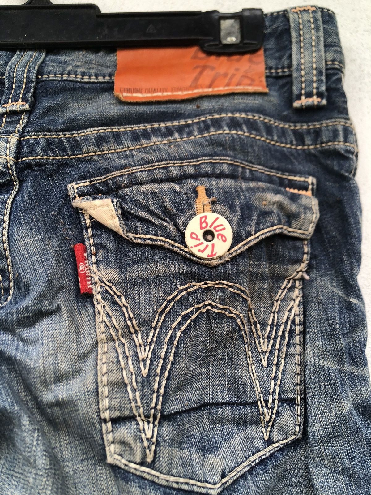Edwin × Japanese Brand 🔥EDWIN BLUE TRIP BOOTCUT DENIM JEANS Size US 31 - 8 Thumbnail