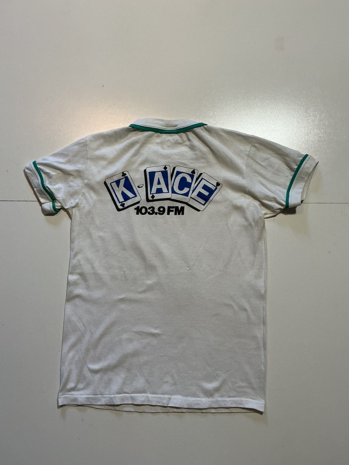 Vintage Vintage 80s 1983 Salem Spirit K-Ace 103.9 Ringer T-Shirt Size US M / EU 48-50 / 2 - 1 Thumbnail