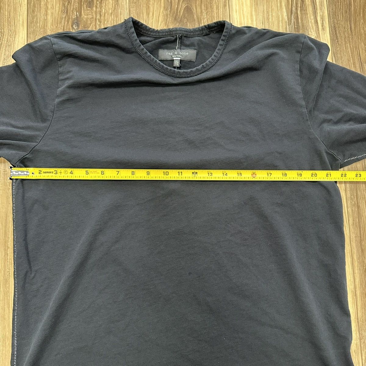 Rag & Bone Rag & Bone Crewneck Long Sleeve 100% Cotton Shirt, Black, XL Size US XL / EU 56 / 4 - 9 Thumbnail