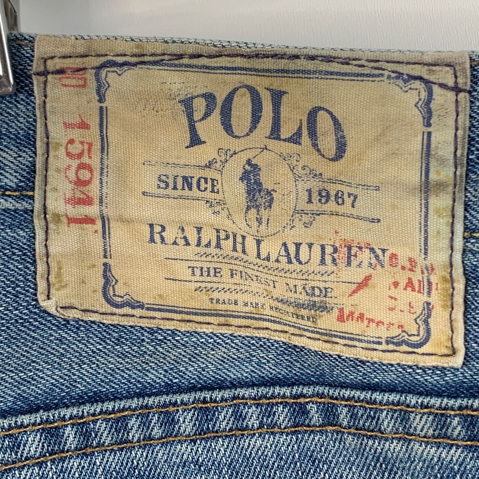 Polo Ralph Lauren × Vintage Polo Ralph Lauren Jeans Vintage Straight Leg Denim Size US 34 / EU 50 - 7 Thumbnail
