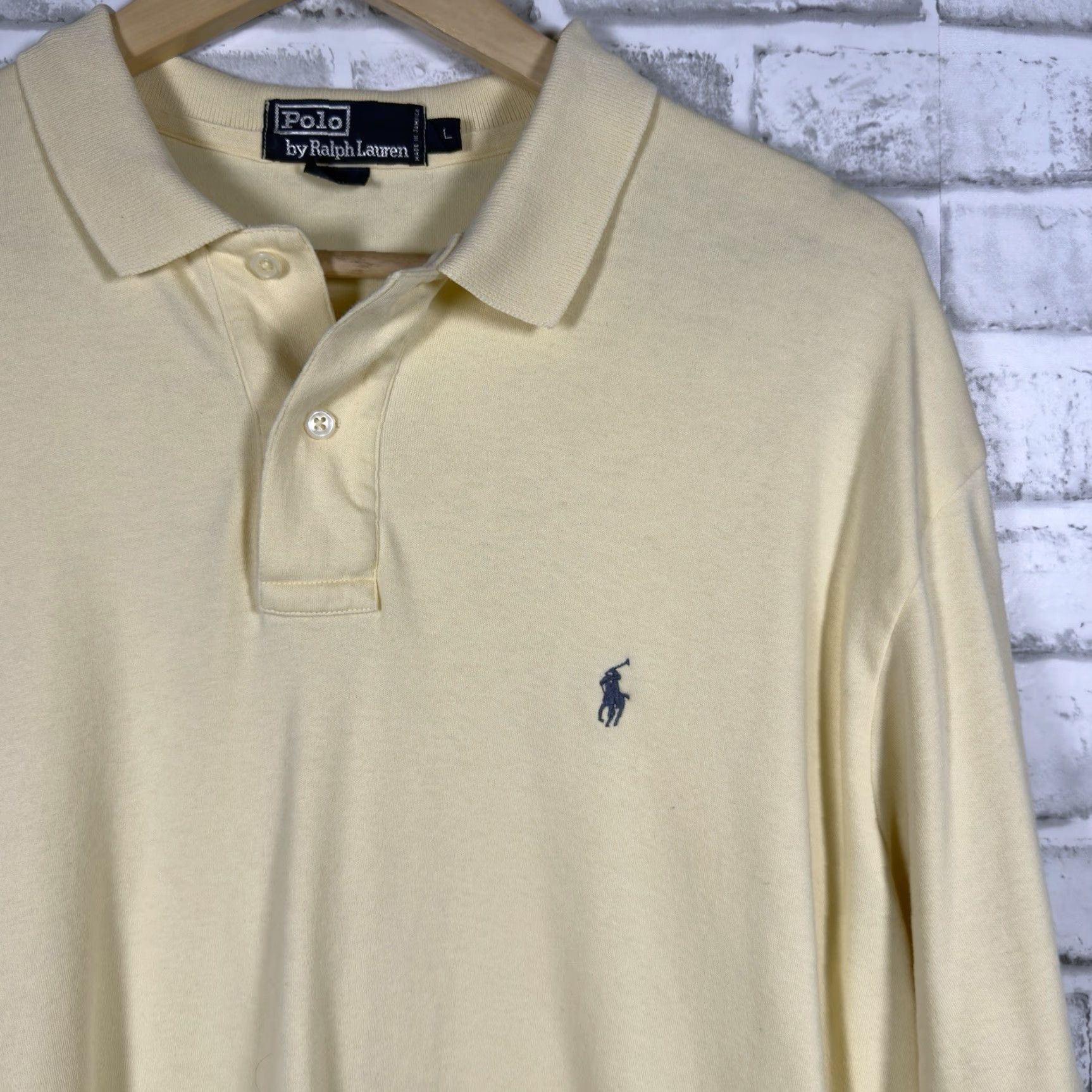 Polo Ralph Lauren Polo Ralph Lauren Polo Shirt Mens L Yellow Size US L / EU 52-54 / 3 - 2 Thumbnail