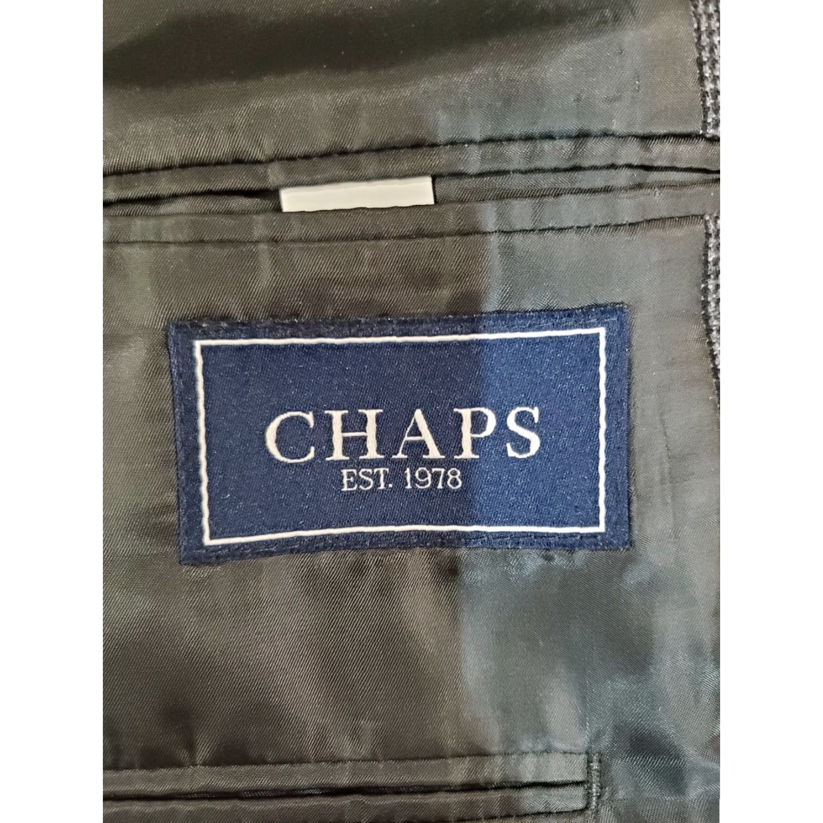 Chaps Chaps by Ralph Lauren Signature Gray 100% Wool Blazer Sport Coat Mens Size 44R Size 44R - 4 Thumbnail