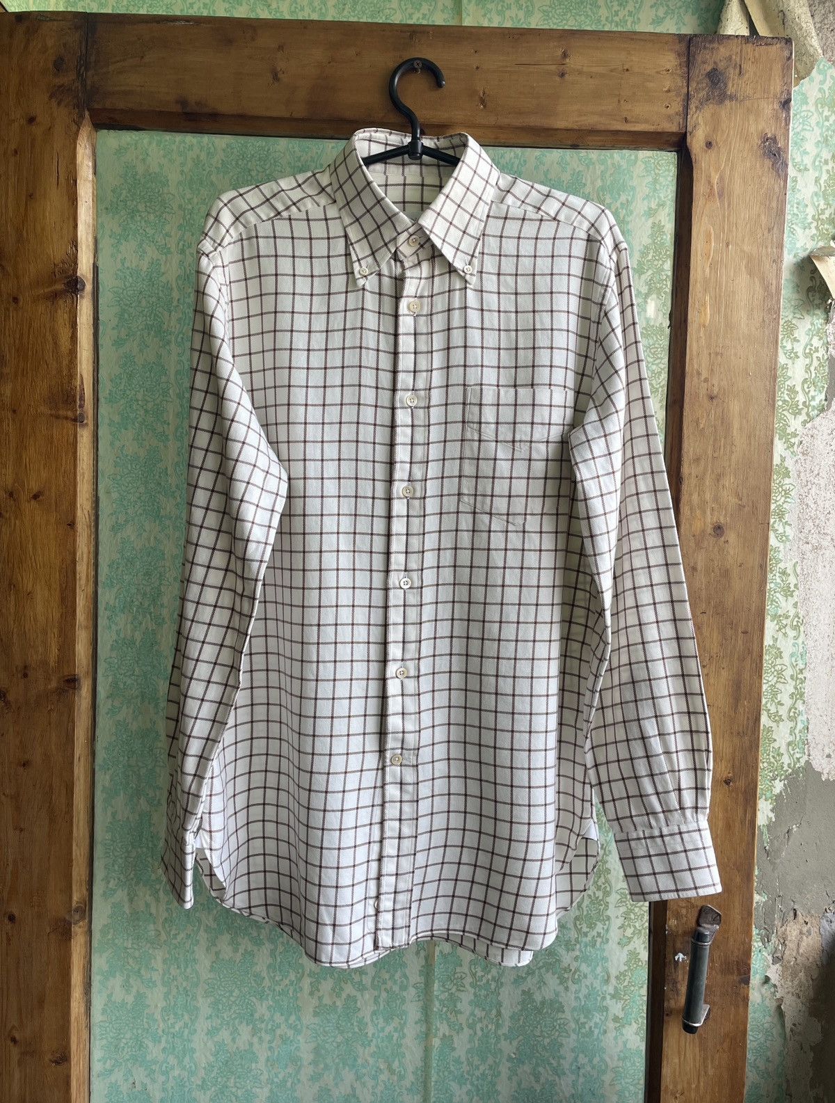 Ermenegildo Zegna Ermenegildo Zegna Men’s 40 / 15 3/4 Cotton Cashmere Shirt Size US M / EU 48-50 / 2 - 1 Thumbnail