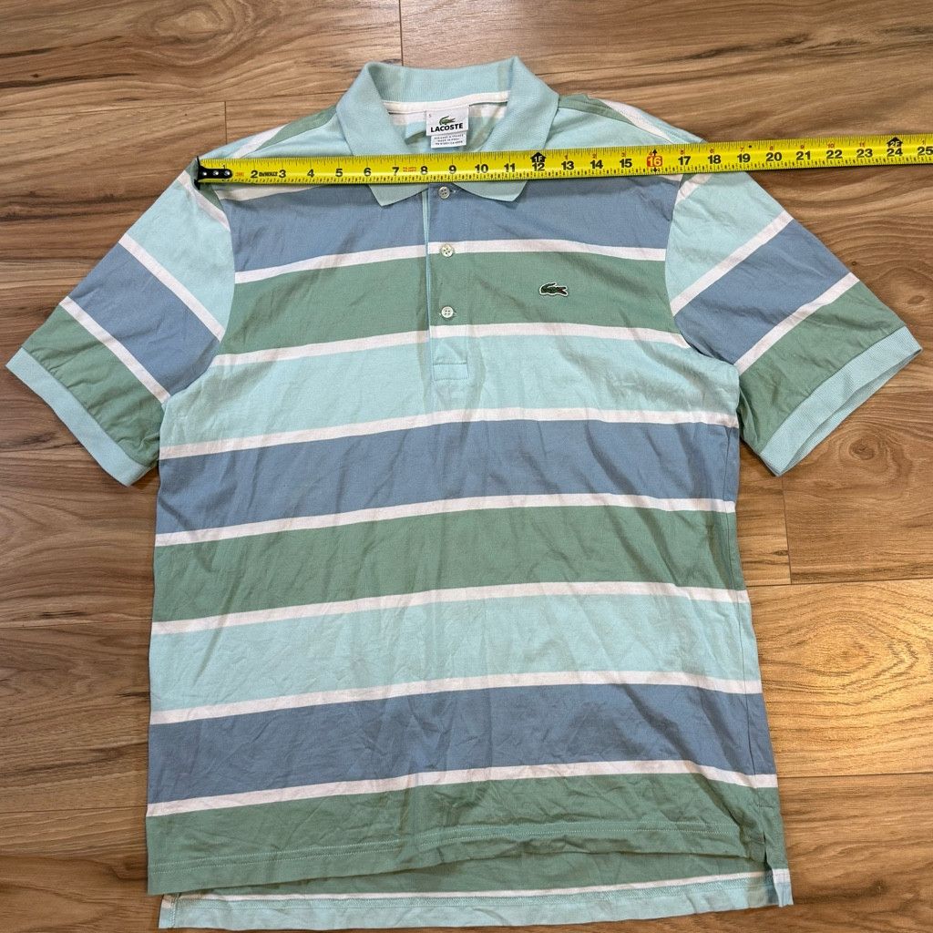 Lacoste Lacoste Men’s Striped Polo Shirt Size 5 Large Size US L / EU 52-54 / 3 - 3 Thumbnail