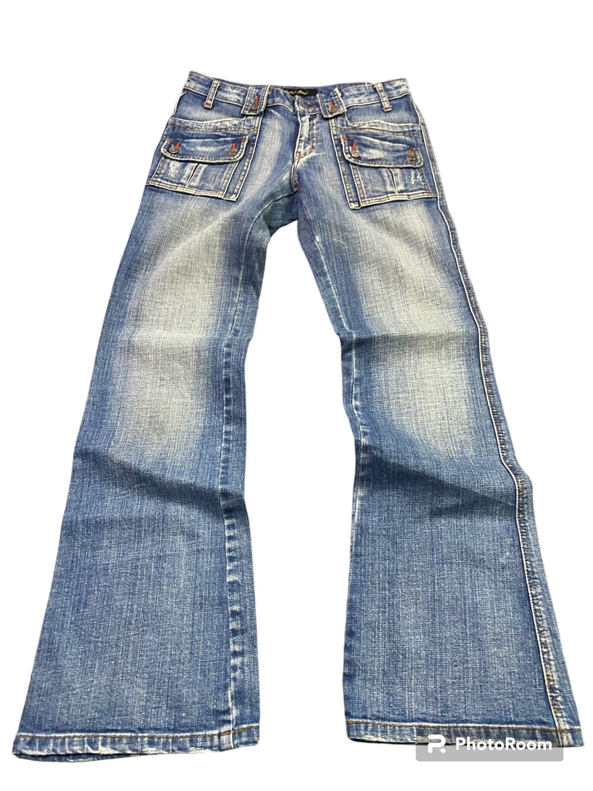 Hysteric Glamour × Japanese Brand × Tornado Mart Flare jeans camel road Boot cut Size US 31 - 1 Thumbnail