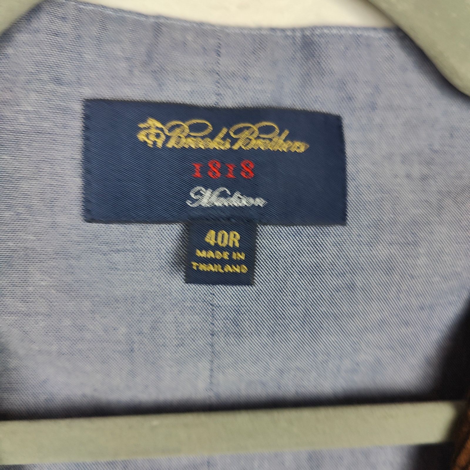 Brooks Brothers Brooks Brothers 1818 Madison Vest Mens 40R Brown Corduroy Size US M / EU 48-50 / 2 - 5 Thumbnail