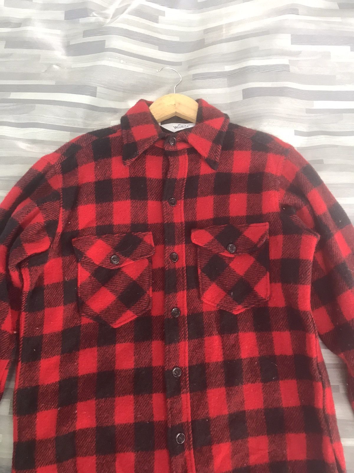 Woolrich Woolen Mills Vintage Woolrich Wool Checkered Shirt Button Up Size US S / EU 44-46 / 1 - 3 Thumbnail