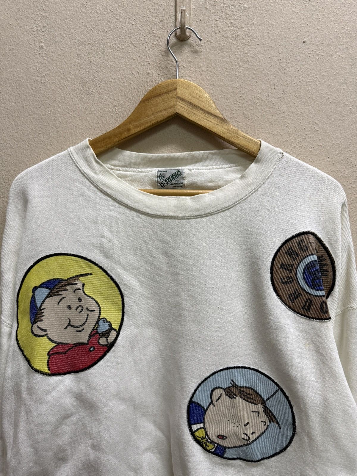 Cartoon Network Vintage 90s DS D-Studio Cartoon Patch Crewneck Sweatshirt Size US L / EU 52-54 / 3 - 18 Thumbnail