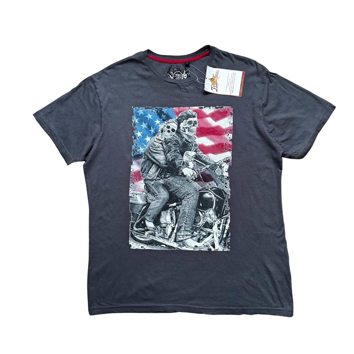Joe Browns Joe Browns Men’s Vintage Biker T-Shirt L Size US L / EU 52-54 / 3 - 1 Thumbnail