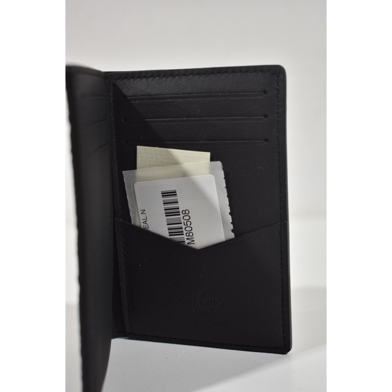 Louis Vuitton Louis Vuitton Leather Logo Slender Pocket Organizer Wallet Size ONE SIZE - 9 Thumbnail