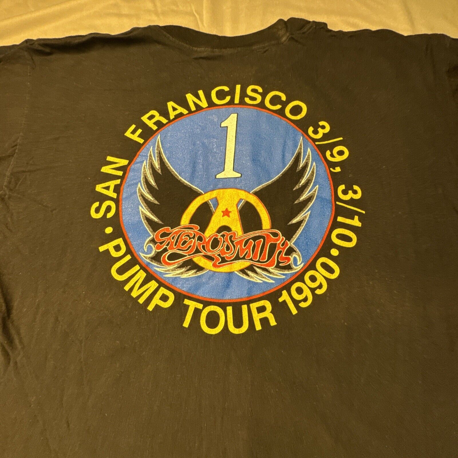 Brockum Vintage 1989 Aerosmith T-Shirt Pump Tour Aero Force One XL Size US XL / EU 56 / 4 - 12 Thumbnail