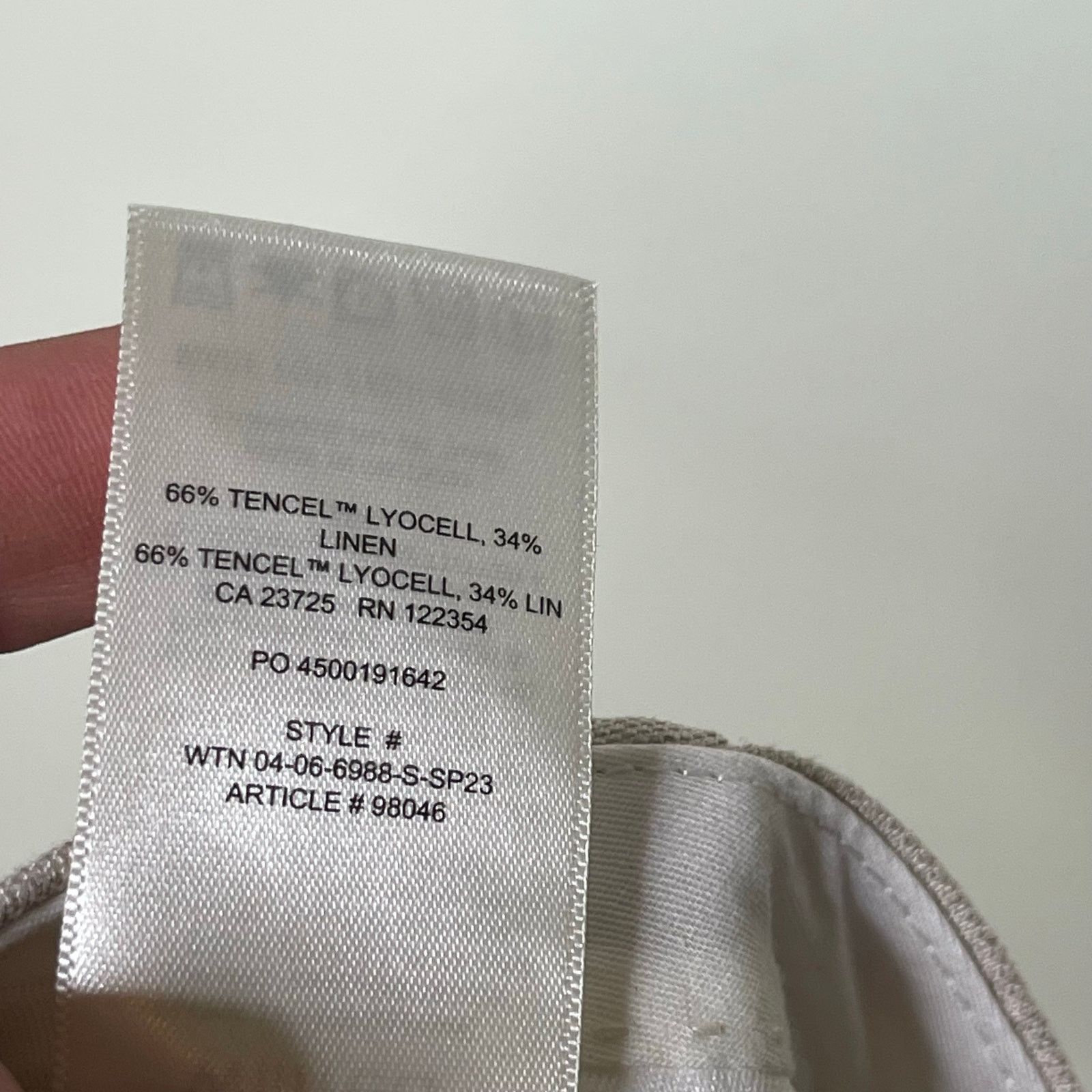 Aritzia New Aritzia Wilfred The Effortless Pant Linen in Natural 2 Size 26" / US 2 / IT 38 - 13 Thumbnail