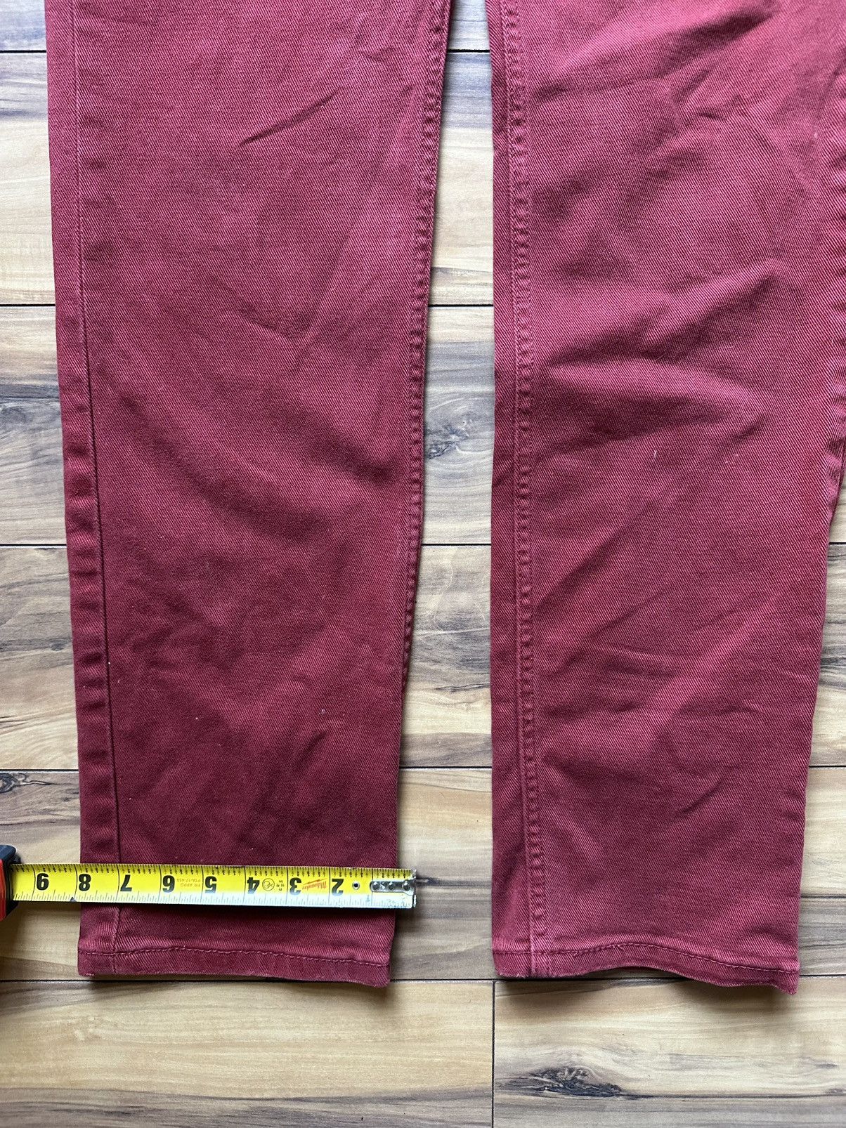 Levi's Burgundy 514 Levi's Denim Jeans Size US 30 / EU 46 - 2 Thumbnail