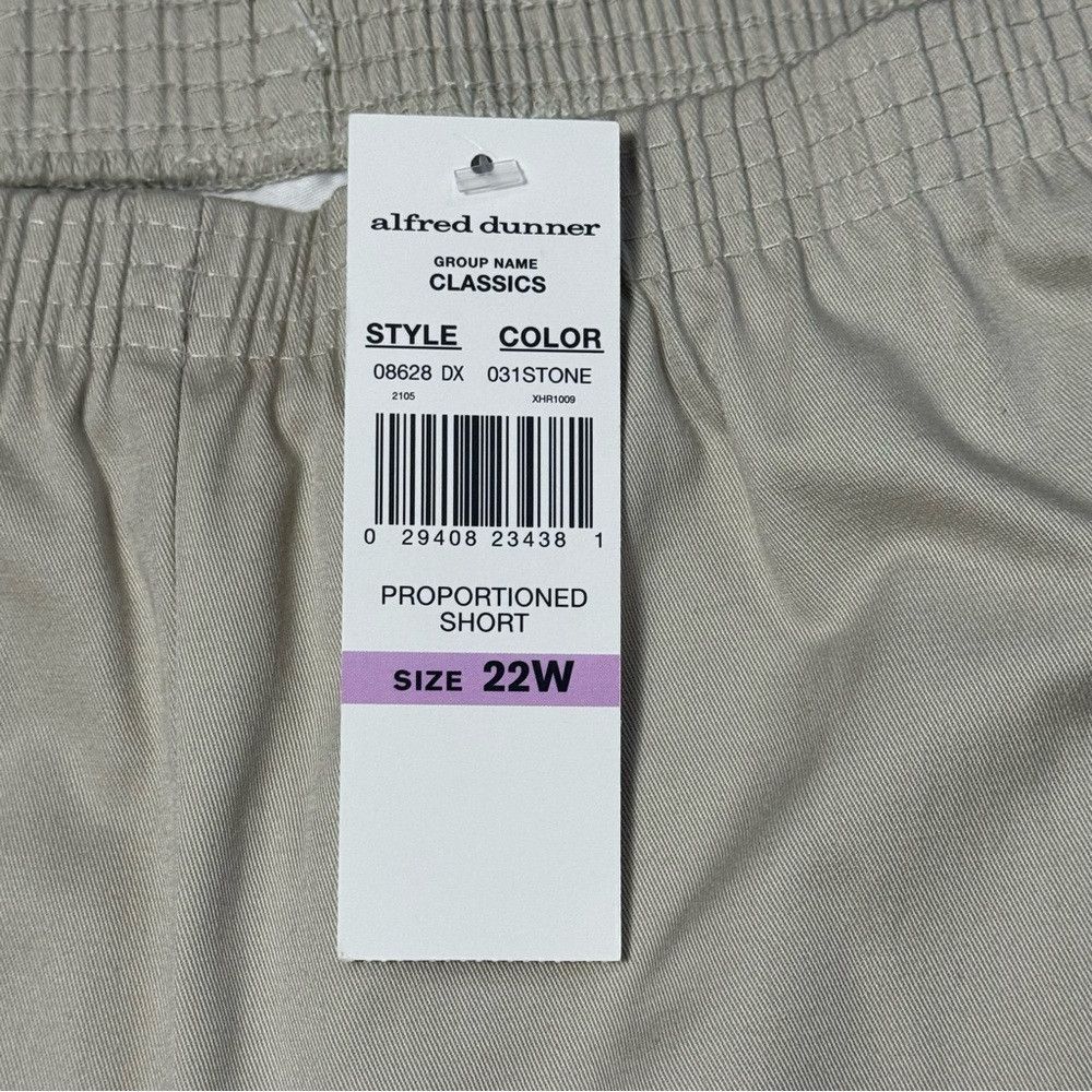 Other NWT New Alfred Dunner Soft Twill Casual Pull-On Pants Size Size 42" / US 20 - 8 Thumbnail