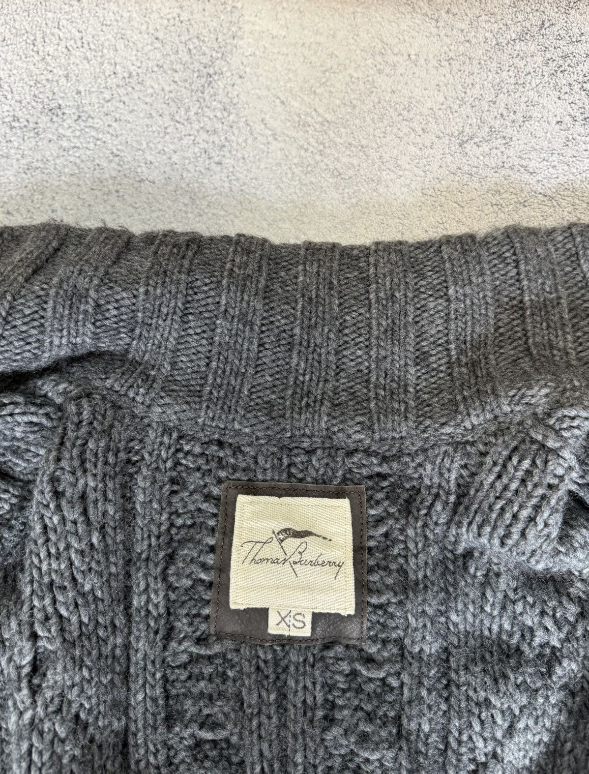 Burberry Thomas Burberry Women’s Knit Cardigan Wool Alpaca Button XS Size XS / US 0-2 / IT 36-38 - 9 Thumbnail
