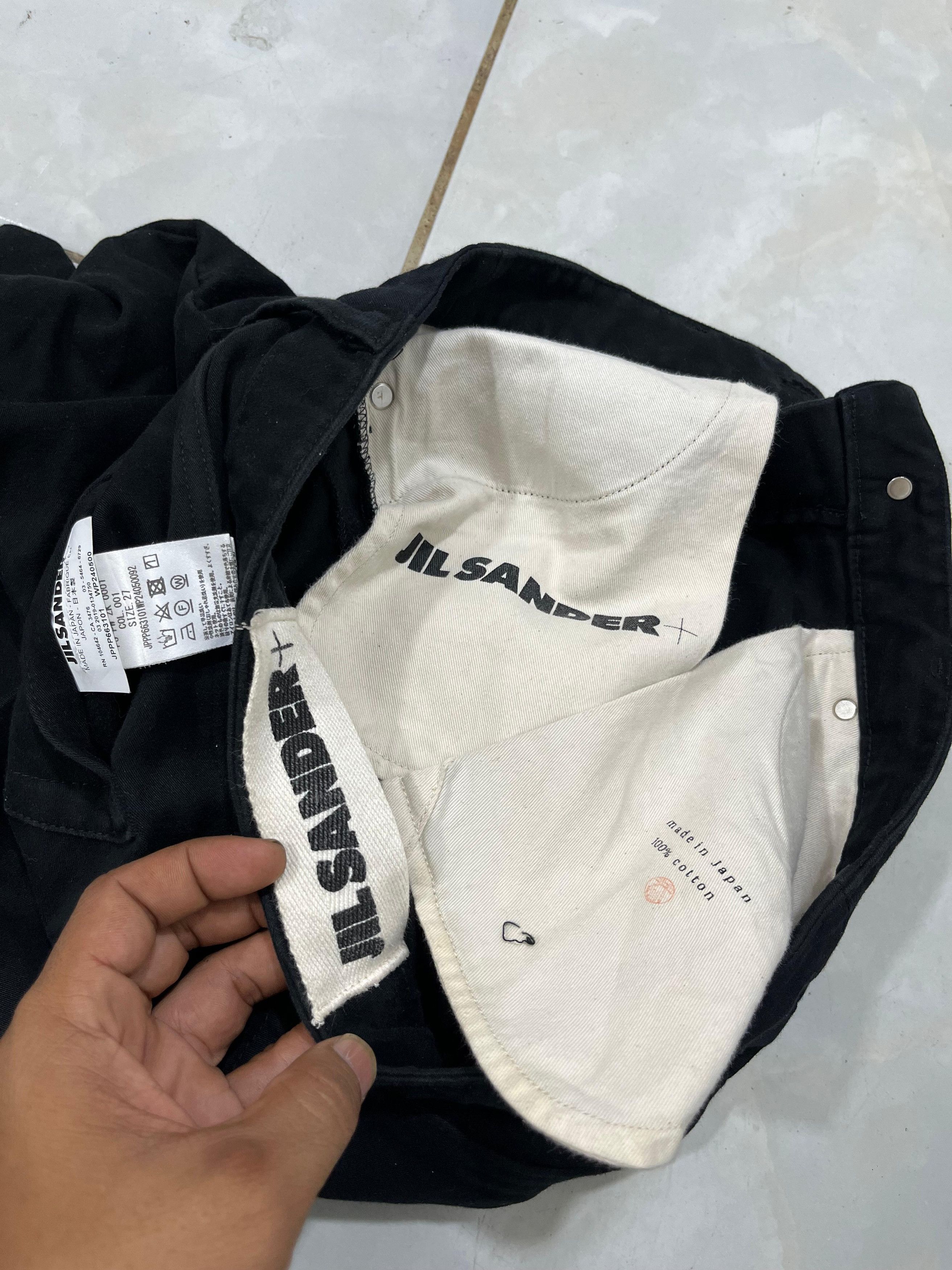 Jil Sander Jil Sander Black Casual Pants Size US 31 - 7 Thumbnail