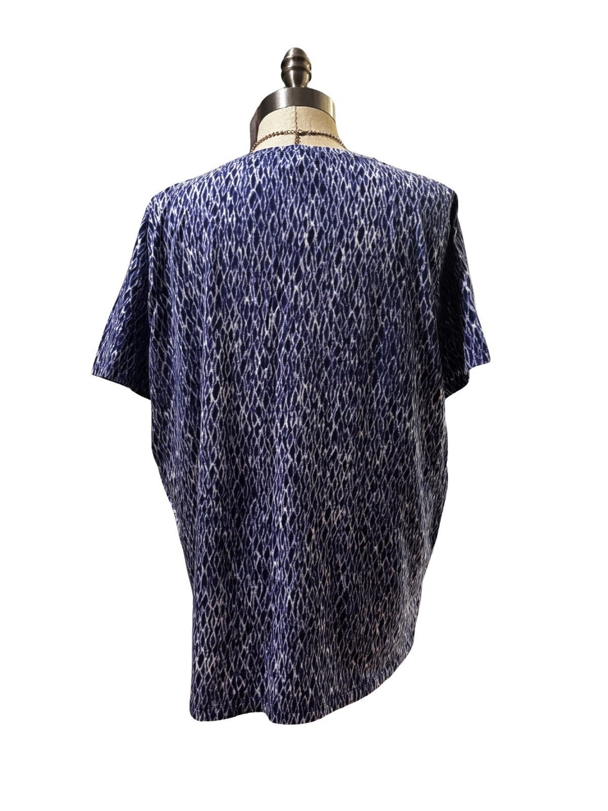 Michael Kors Women’s blue V-neck Top.wt5200 Size XXL / US 16-18 / IT 52-54 - 5 Thumbnail