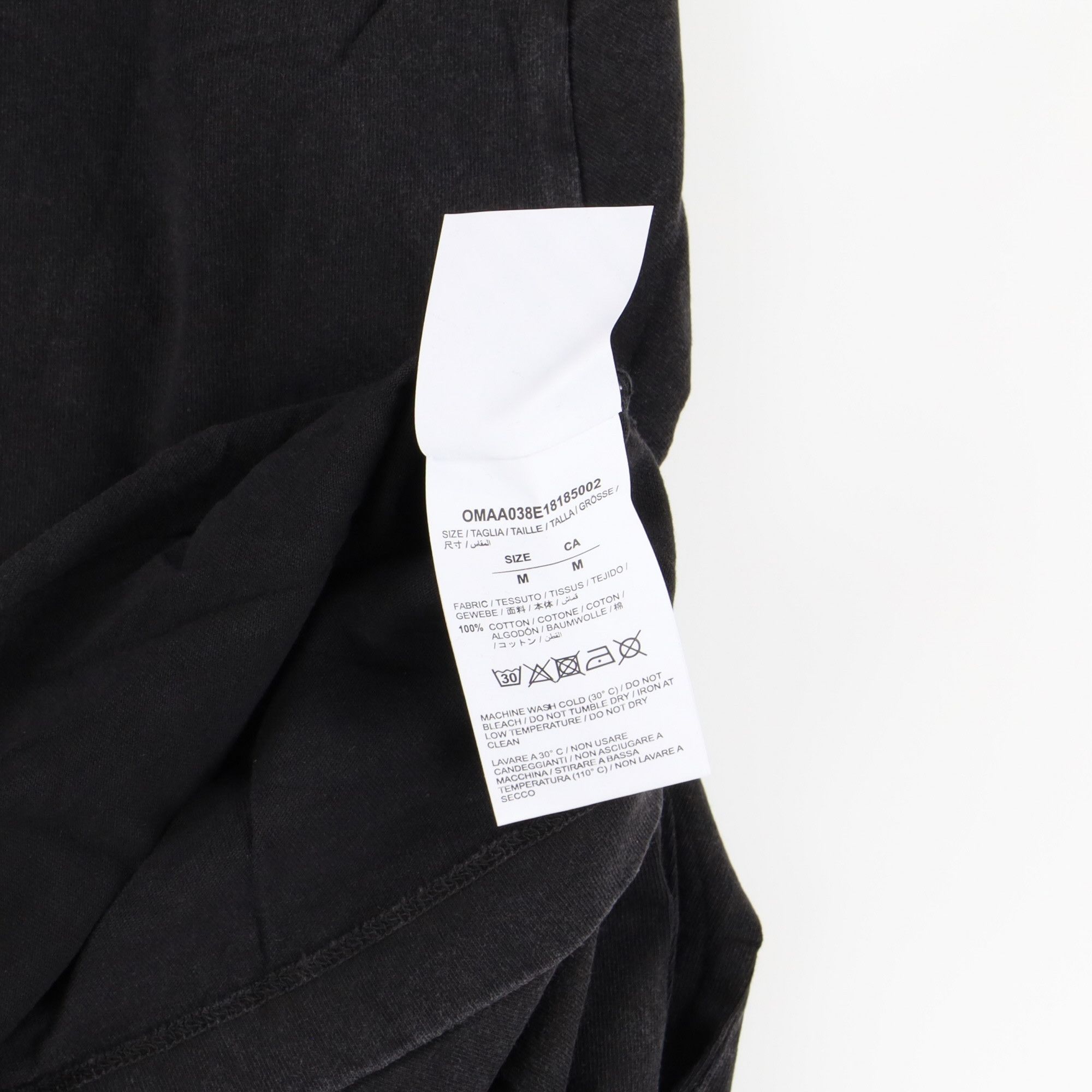 Off-White Washed Black 3D Arrows Oversized T-Shirt Size US M / EU 48-50 / 2 - 9 Thumbnail