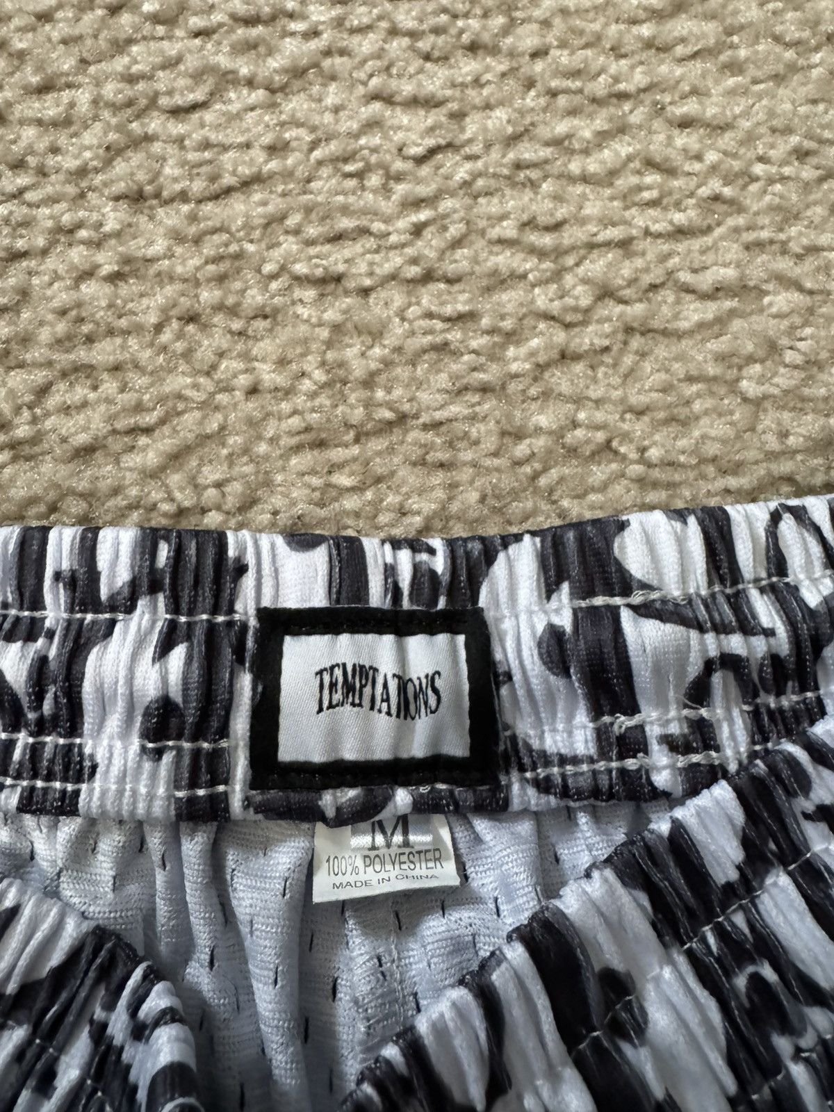 Versailles D print mesh shorts Size US 30 / EU 46 - 3 Thumbnail