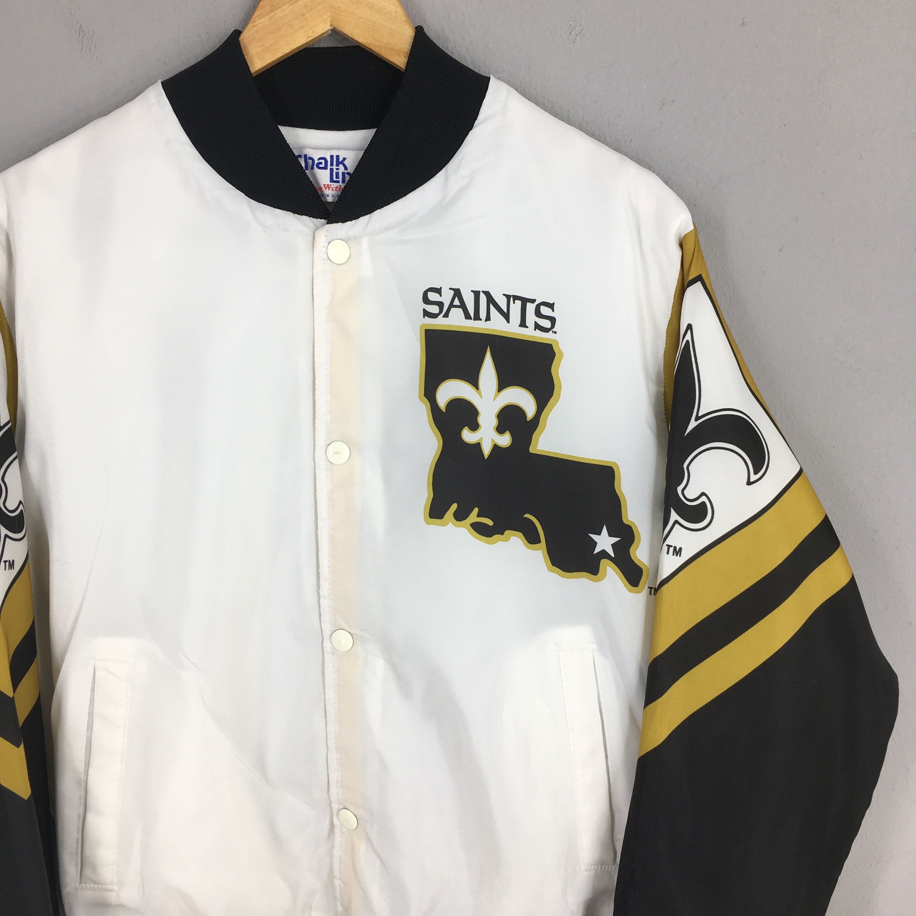 Chalk Line New Orleans Saints NFL Football Fanimation Jacket Medium Size US M / EU 48-50 / 2 - 4 Thumbnail