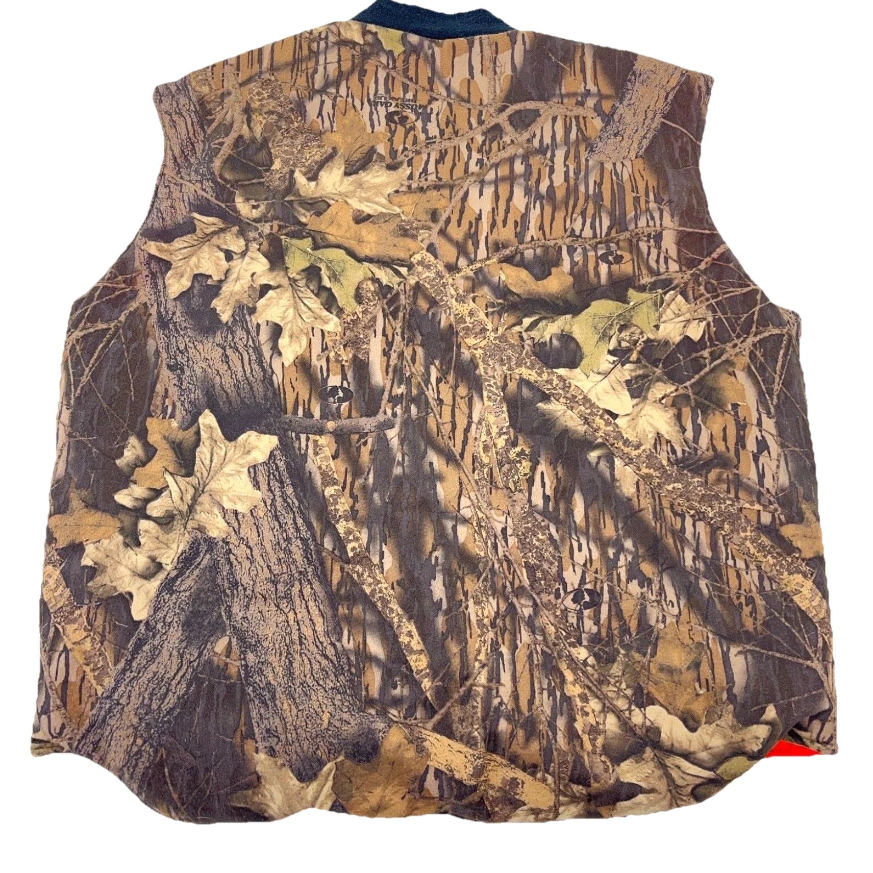 Vintage Vintage Cabelas Puffer Vest Men Large Brown Orange Camo Jacket Reversible Hunt Size US L / EU 52-54 / 3 - 2 Thumbnail