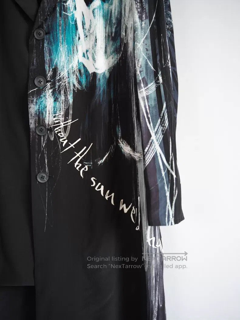 Yohji Yamamoto Yohji Yamamoto 25SS silk jacket with portrait design| Size US M / EU 48-50 / 2 - 7 Thumbnail