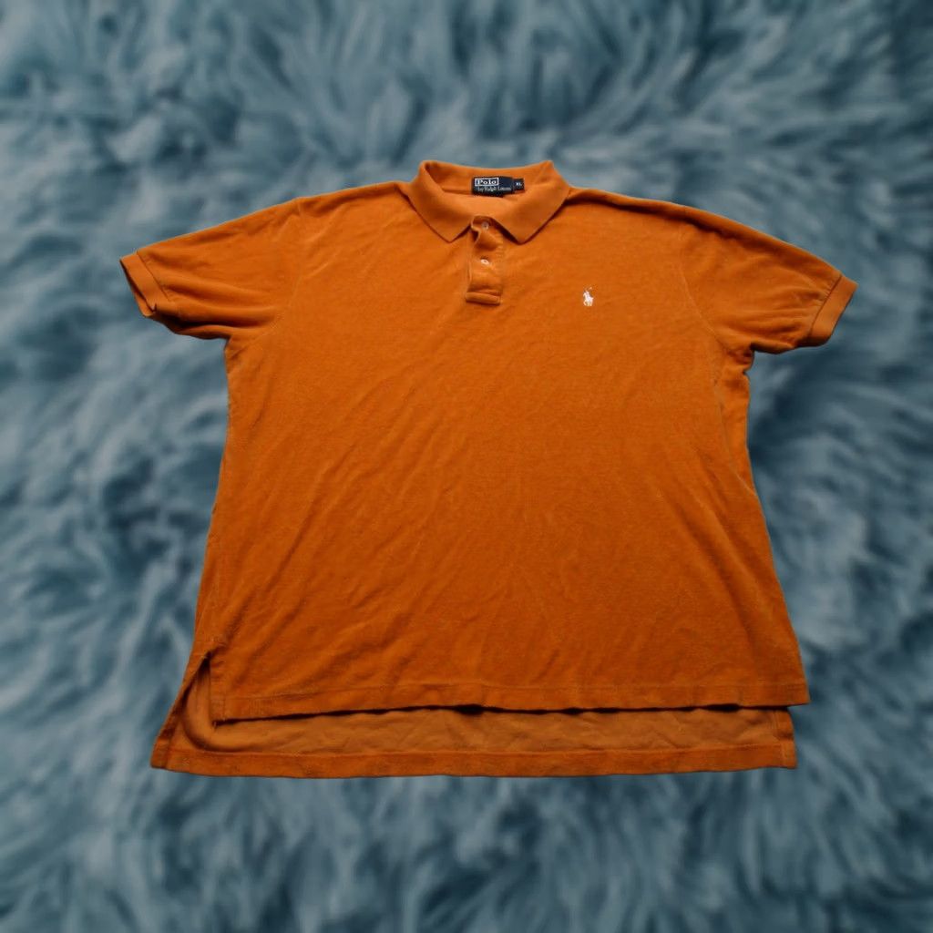 Polo Ralph Lauren Polo Ralph Lauren Polo Shirt Mens XL Orange Solid Coffee? Size US XL / EU 56 / 4 - 1 Thumbnail