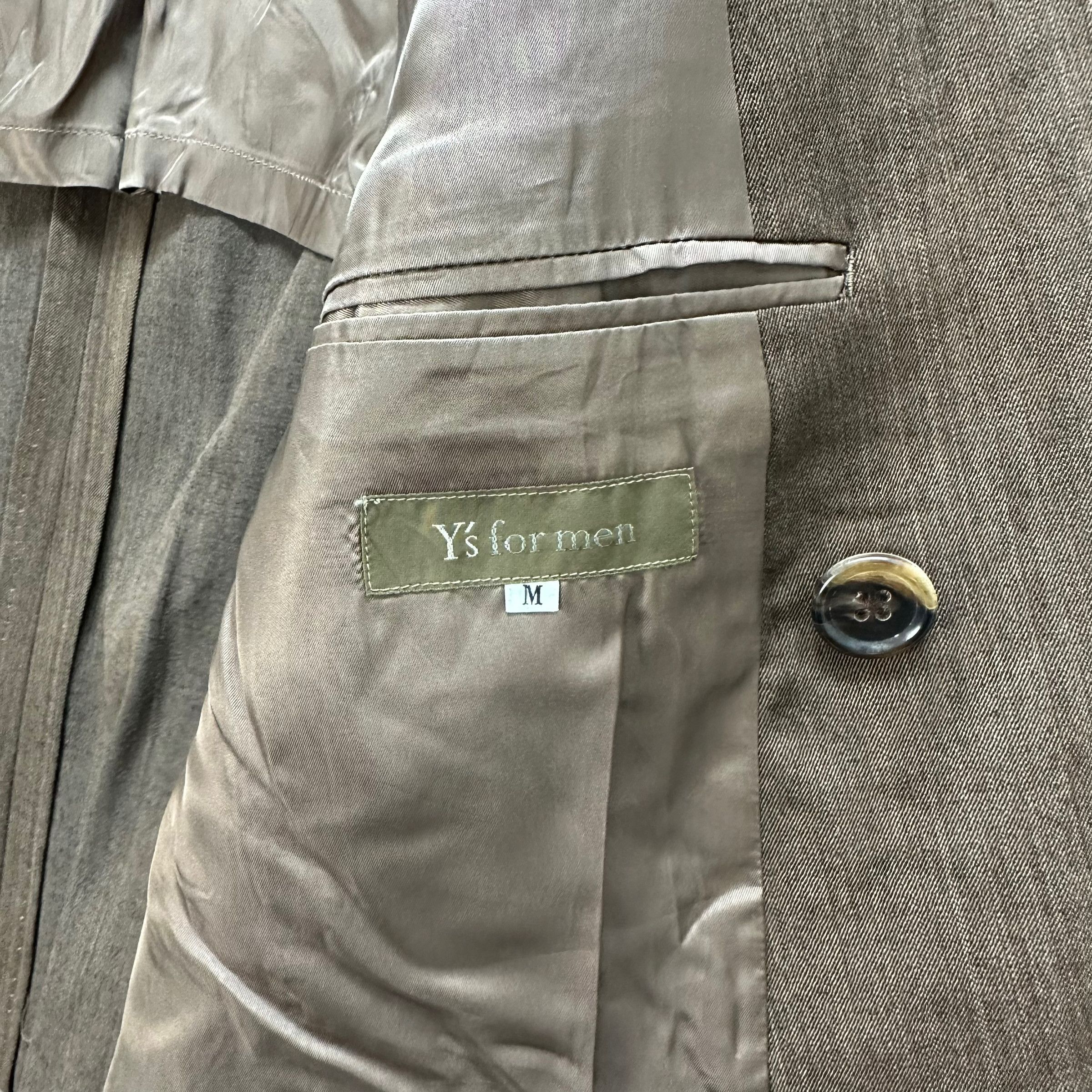 Y's for Men Yohji Yamamoto Y's FOR MEN WOOL COAT JACKET #7663-162 Size US M / EU 48-50 / 2 - 7 Thumbnail