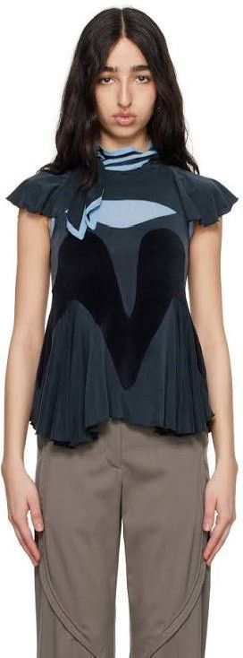 Kiko Kostadinov Kiko Kostadinov Travel Jersey Top Size XS / US 0-2 / IT 36-38 - 4 Thumbnail