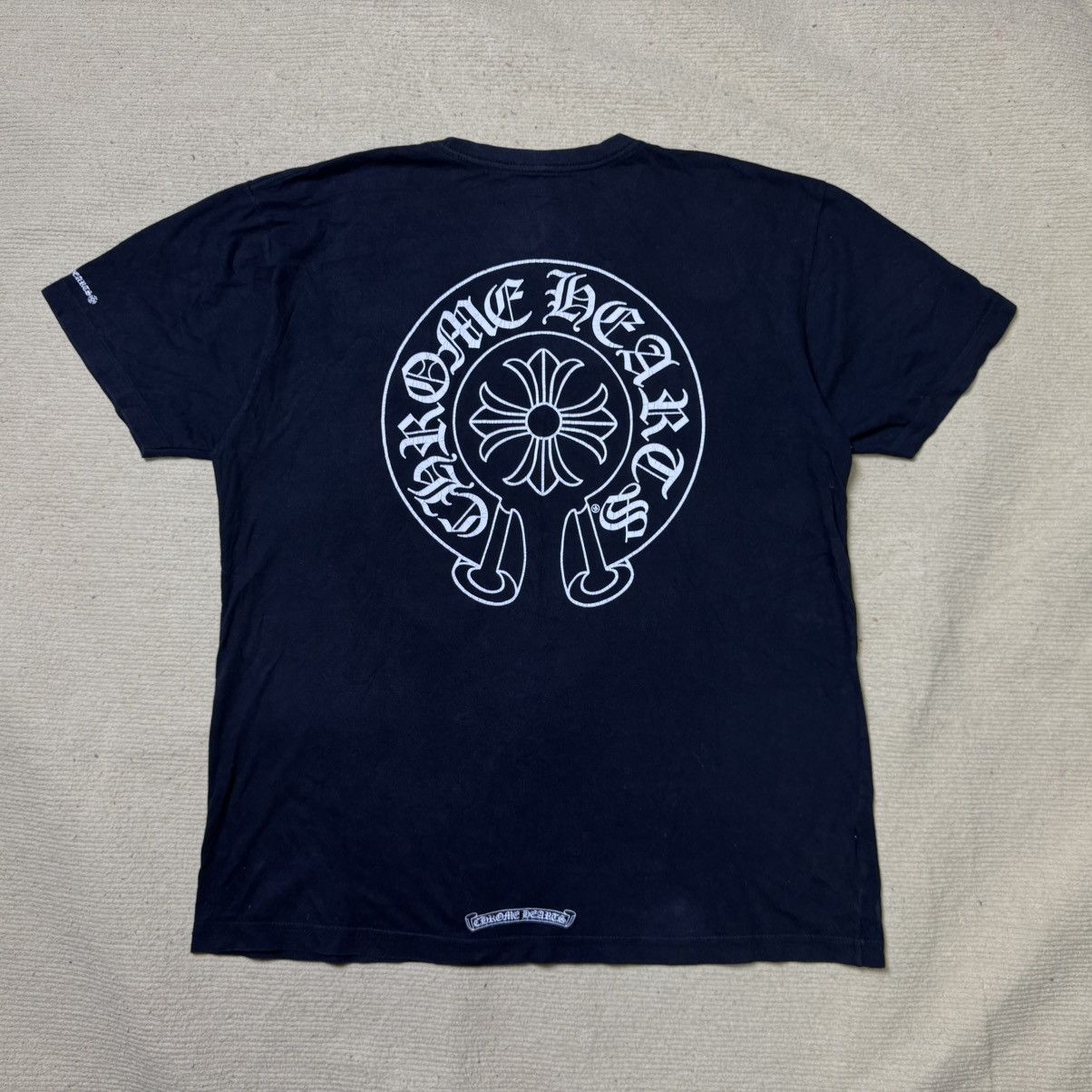 Chrome Hearts Chrome Hearts - Iconic Horseshoe Scroll Tee | Grailed