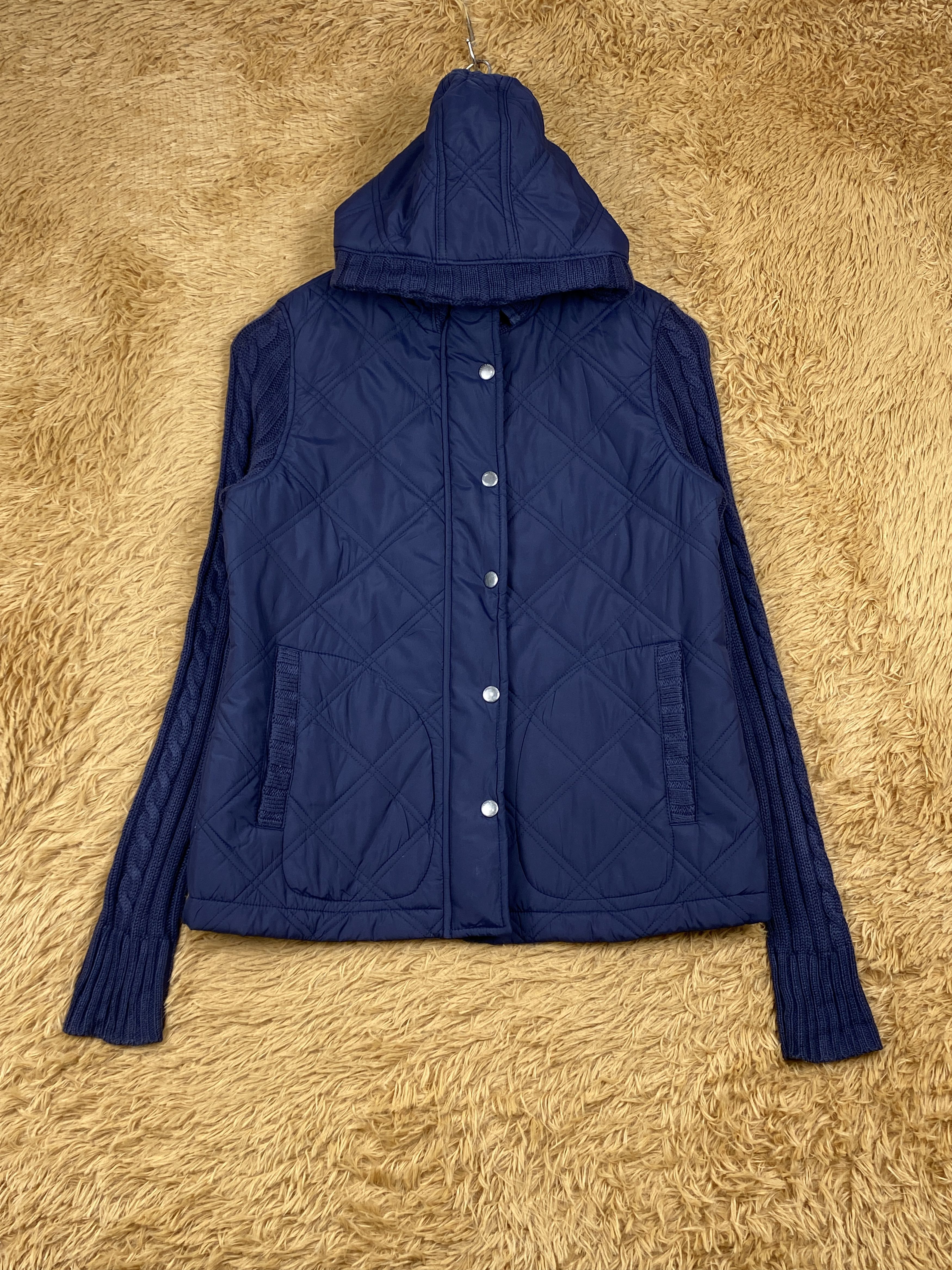 Eddie Bauer Vintage Eddie Bauer Hoodie Quilted Jacket J1791 Size US S / EU 44-46 / 1 - 1 Thumbnail