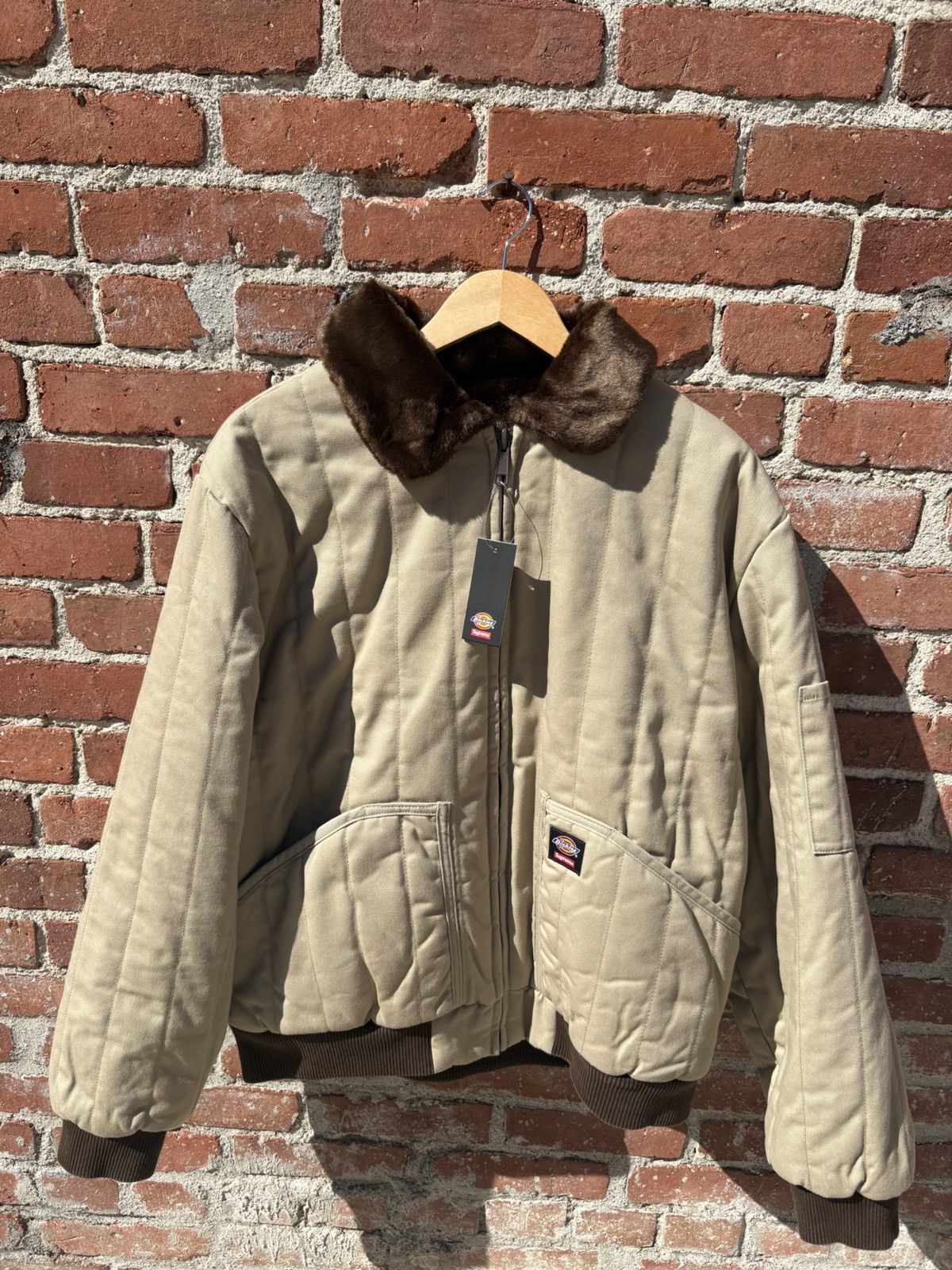 Dickies × Supreme Supreme x Dickies Reversible Quilted Faux Fur