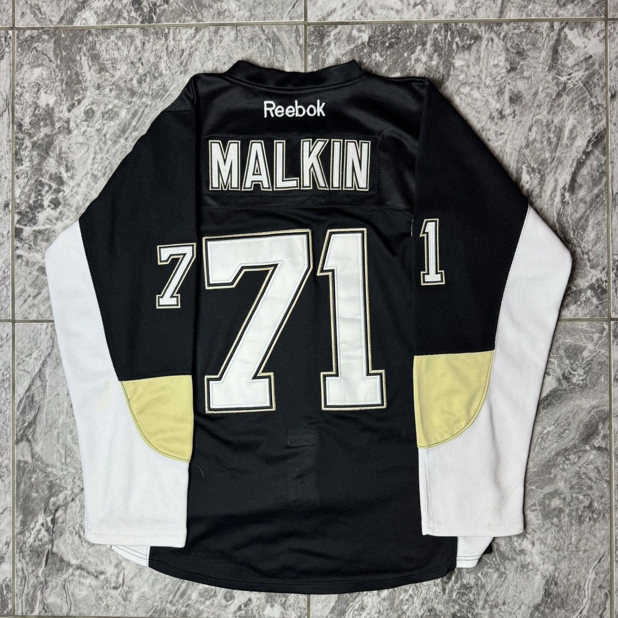 NHL × Reebok × Vintage Reebok Pittsburgh Penguins Evgeni Malkin NHL Jersey Size US M / EU 48-50 / 2 - 2 Thumbnail