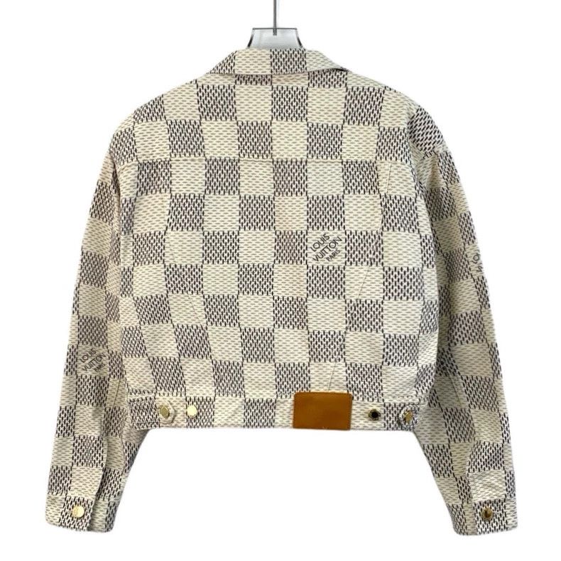 Louis Vuitton Louis Vuitton 22 color-block cotton checkerboard lapel sin Size XS / US 0-2 / IT 36-38 - 2 Thumbnail