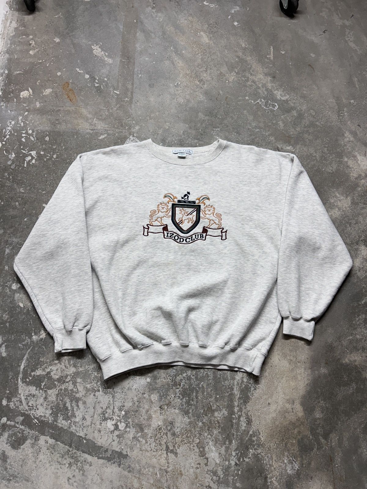 Izod Vintage 90’s Izod Club Embroidered Sweatshirt Size US L / EU 52-54 / 3 - 1 Thumbnail
