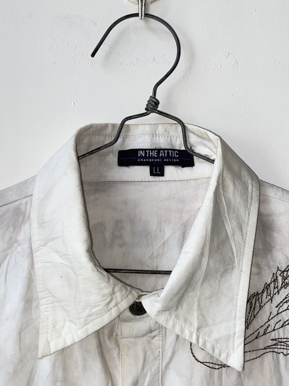 In The Attic IN THE ATTIC White Shirt Size US M / EU 48-50 / 2 - 15 Thumbnail